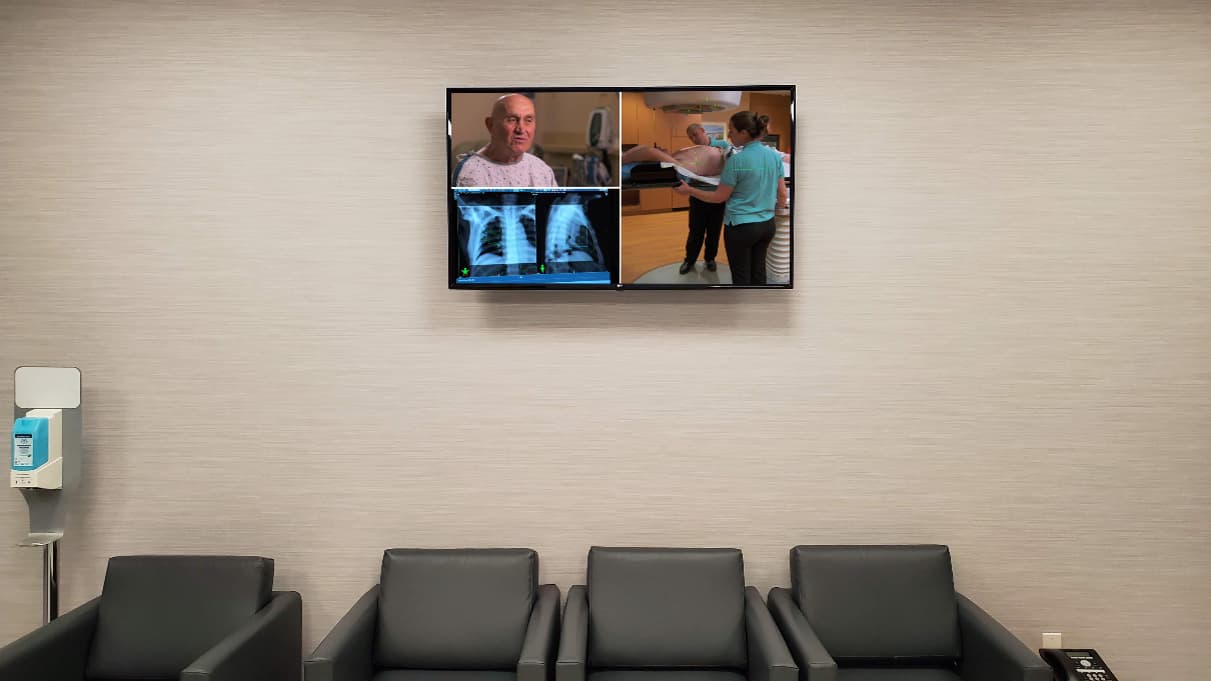 Waiting Room TV offers a perfect environment to reach captive patients with engaging content and patient support, immediately prior to visit with provider.