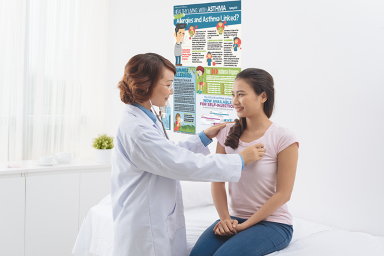 Physician's Weekly Patient Exam Room Wallboards educate patients and caregivers with relevant, easy-to-understand information on their condition, using topics that facilitate patient-provider conversation at the critical moments when decisions are made.