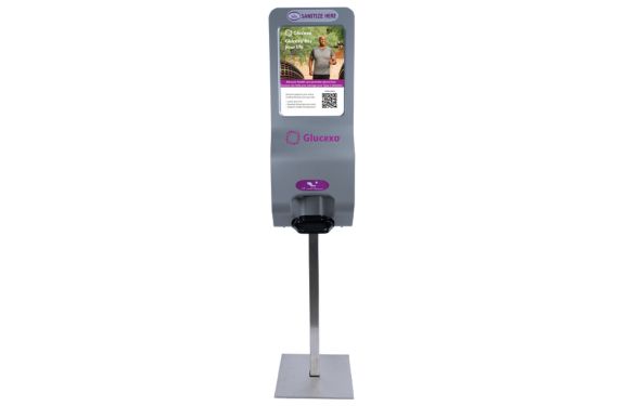 Custom sanitizing station for physicians offices and medical facilities
